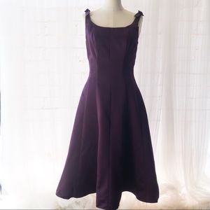 ALFRED ANGELO Purple Satin Women's Dress Size 8